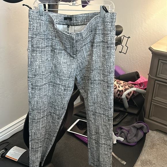 Amanda + Chelsea NWOT Ankle Pants Black and White Size 16, Work Pants - Picture 2 of 6